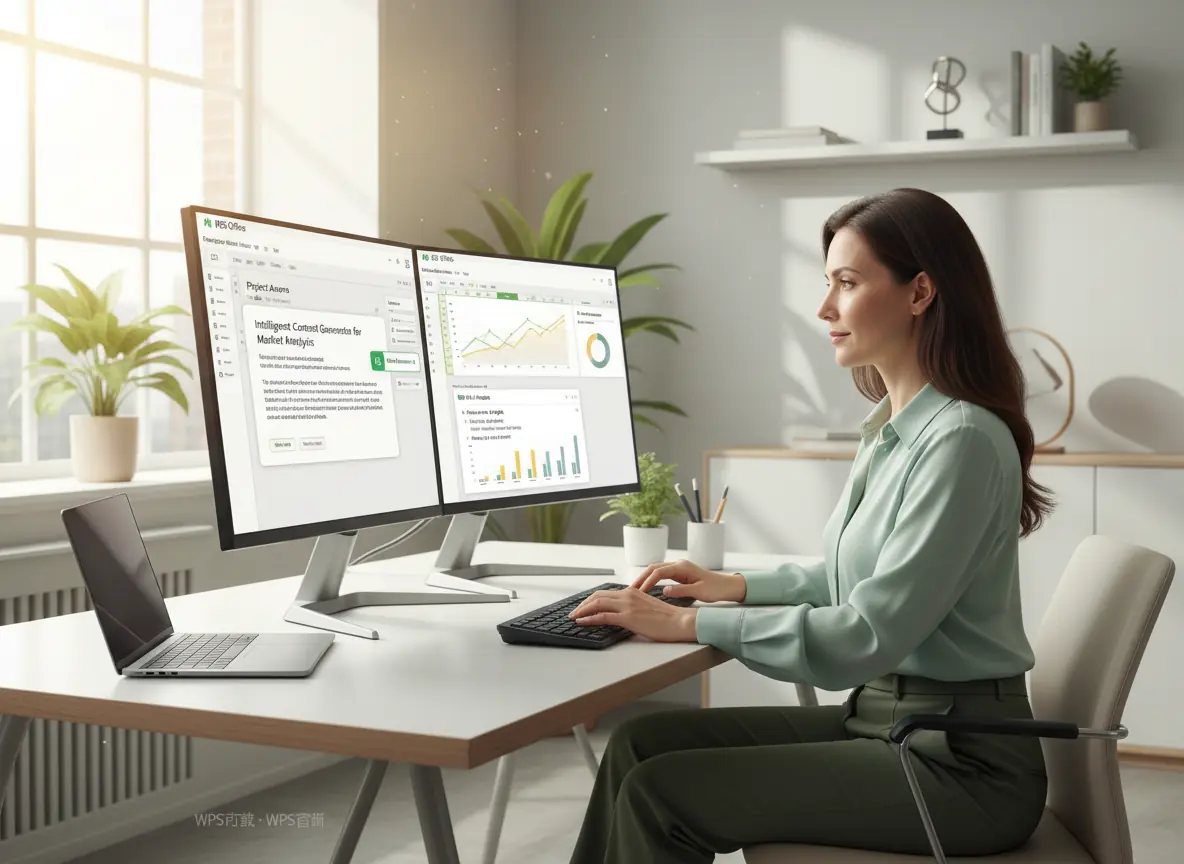 WPS Office从下载到精通：AI智能加持，玩转Word与Excel高效办公术