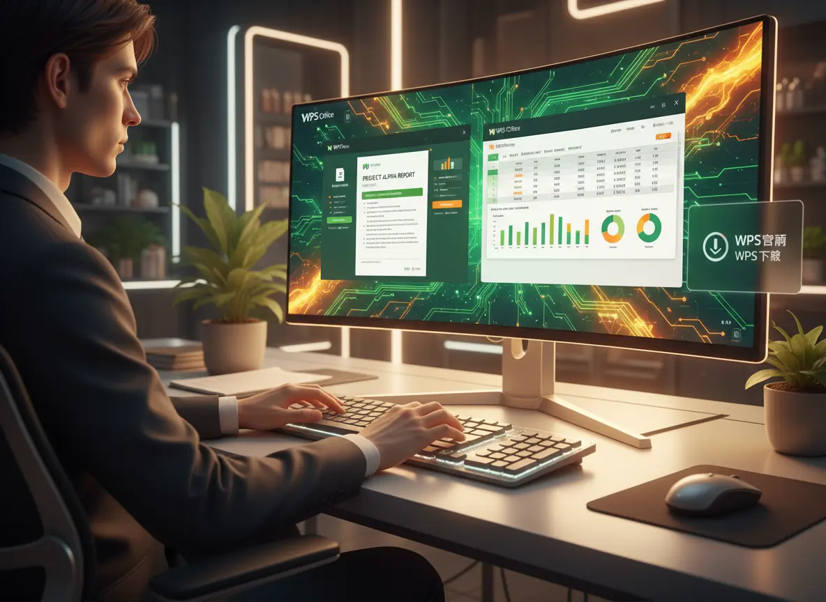 WPS Office AI智能办公全攻略 下载安装Word Excel效率飞升