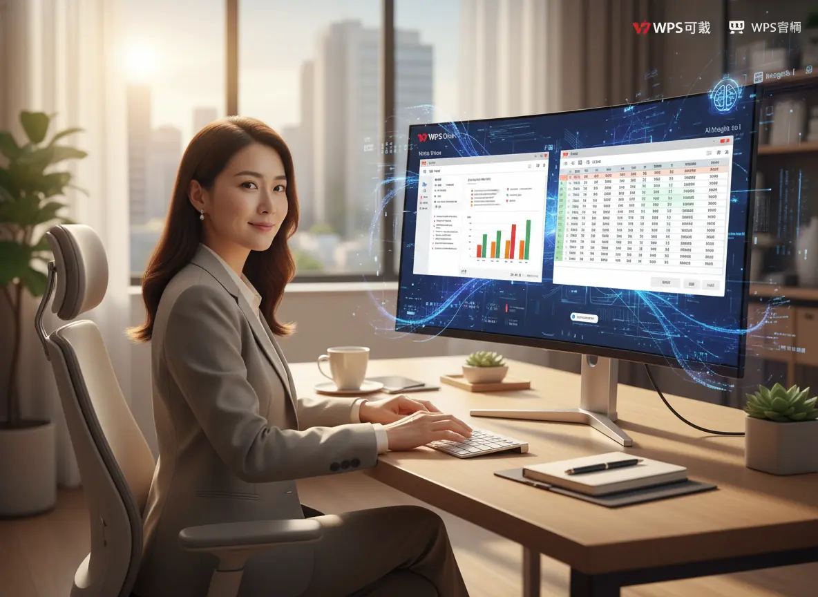 WPS Office从下载到AI精通 高效办公Word Excel专家指南
